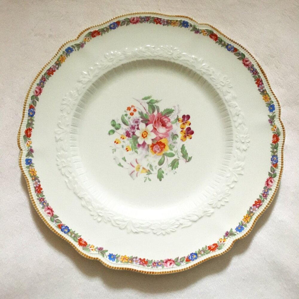 Vintage Old Staffordshire Johnson Bros England MARLOW Dinner Plate #4